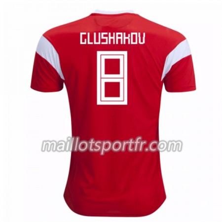 Maillot de Foot Russie Glushakov 8 Domicile Coupe du monde 2018